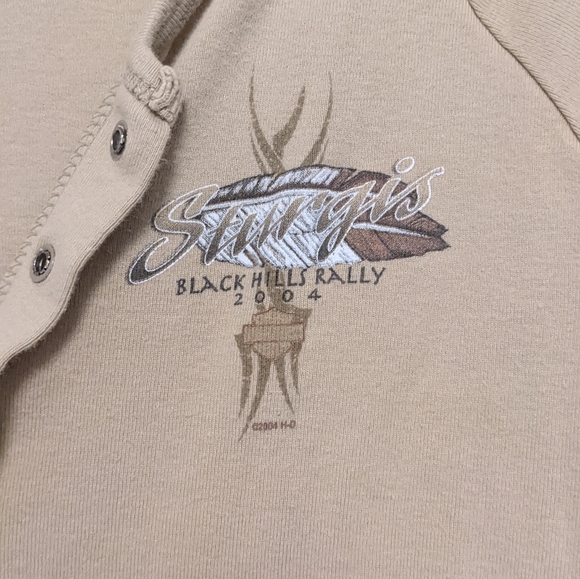 Sturgis 2004 Black Hills Rally lace up top - Picture 4 of 5